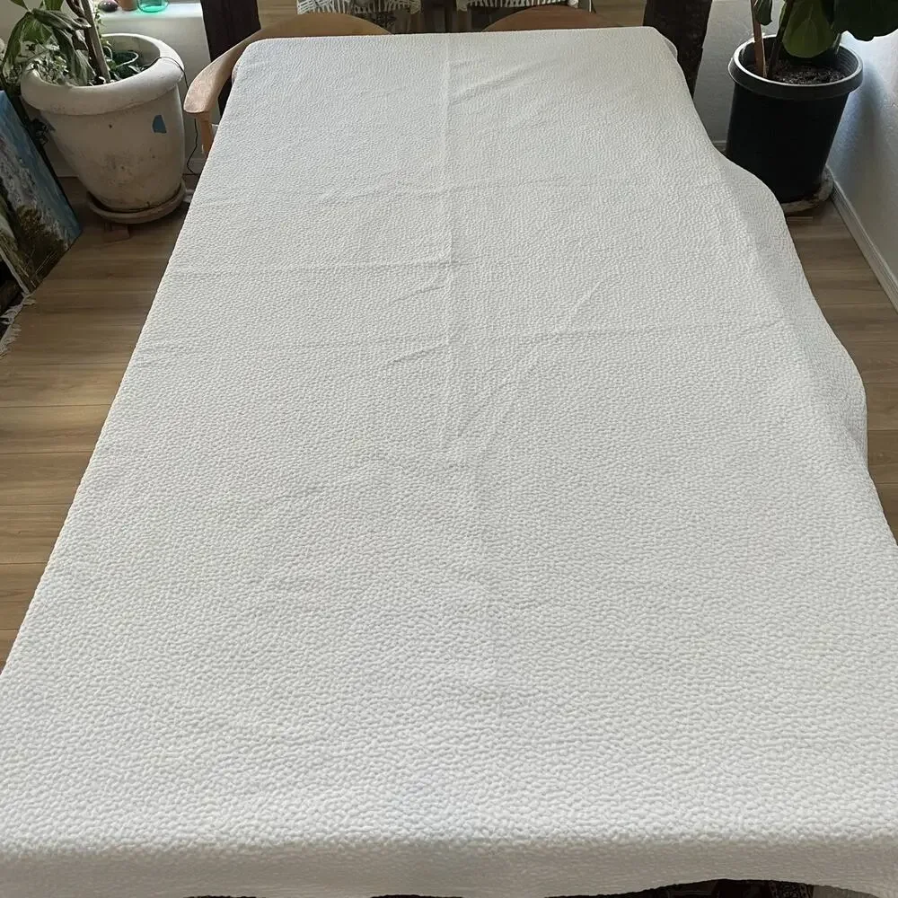 Barbara Barry Matelasse Ivory Coverlet 92